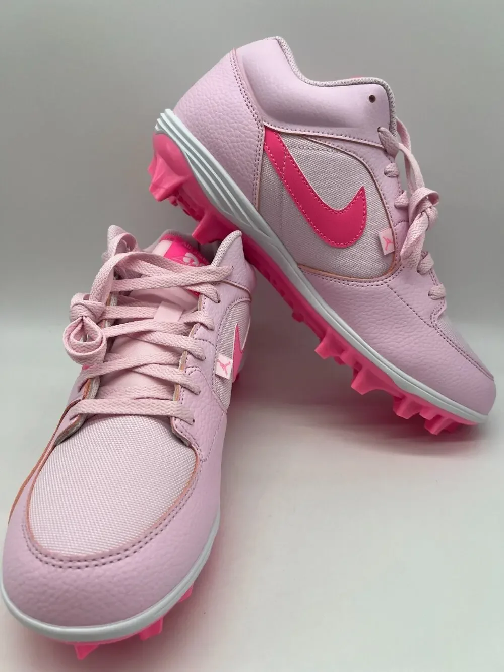 Nike Air Jordan Stadium 90 Low TD Pink White HQ0210-600 Football Men Size 11.